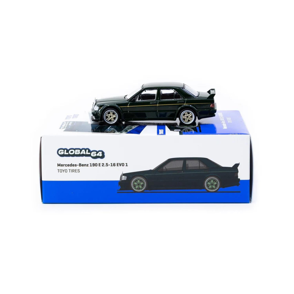 Tarmac Works 1/64 Mercedes-Benz 190 E 2.5-16 EVO 1 TOYO TIRES - GLOBAL64