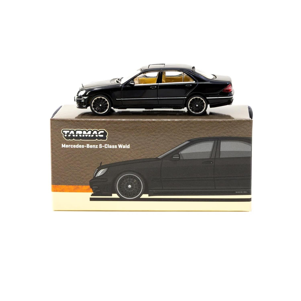 Tarmac Works 1/64 Mercedes-Benz S-Class Wald Black - GLOBAL64 T64G-072-BK