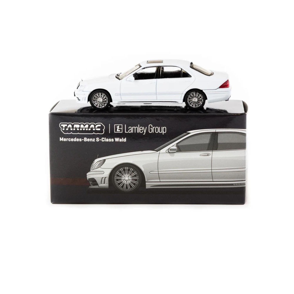 Tarmac Works 1/64 Mercedes-Benz S-Class Wald Alabaster White - Lamley Special Edition - GLOBAL64 T64G-072-WH