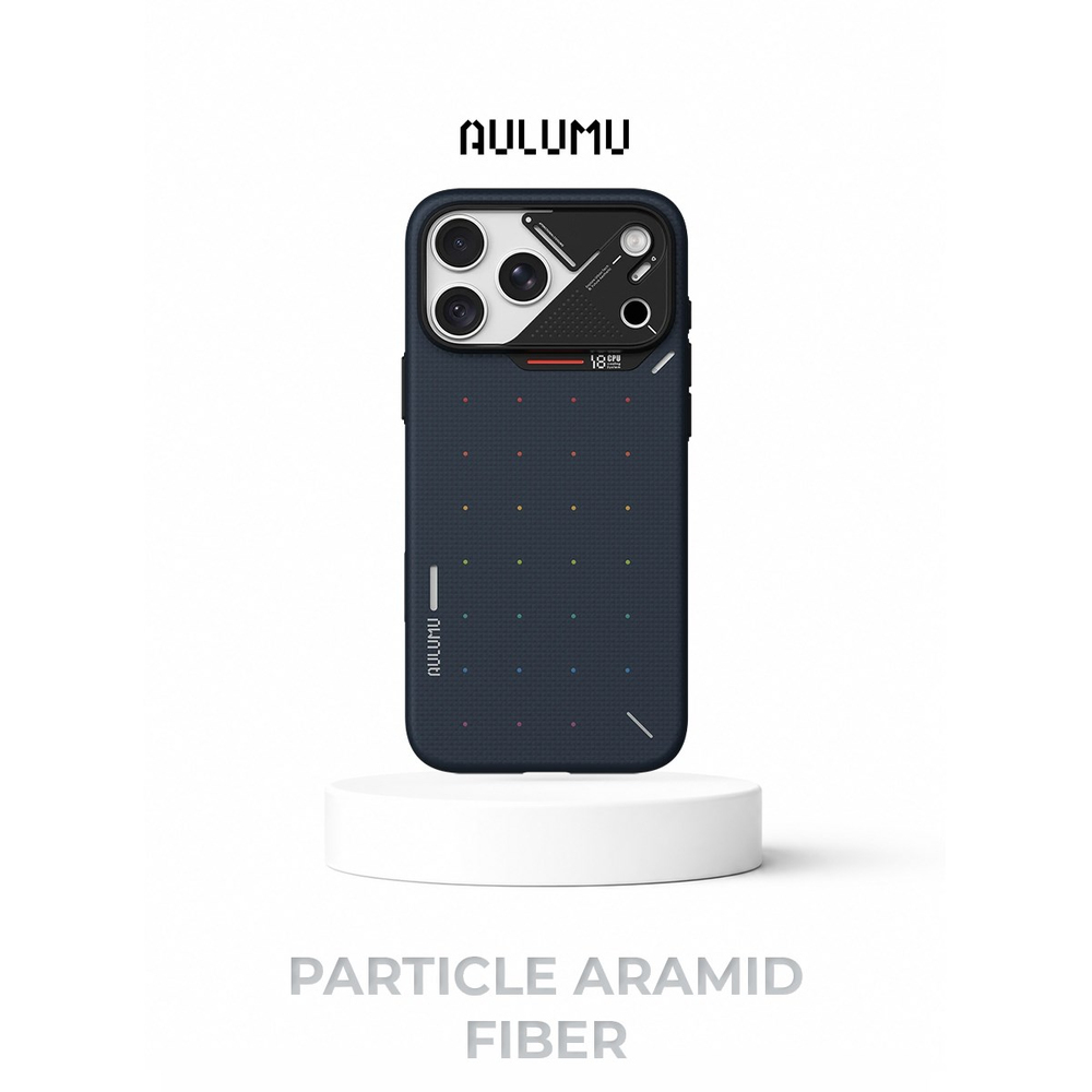 AULUMU Aulumu iPhone 18 Pro Max Uyumlu A18 Ultra-Slim Particle Aramid Fiber Kılıf