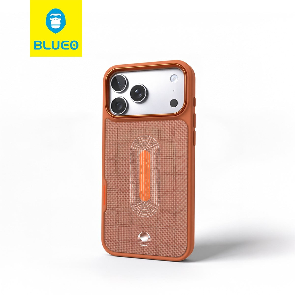 BLUEO Blueo iPhone 17 Pro Max Uyumlu MagSafe Özellikli Glacier Lightweight Aramid Fiber Case