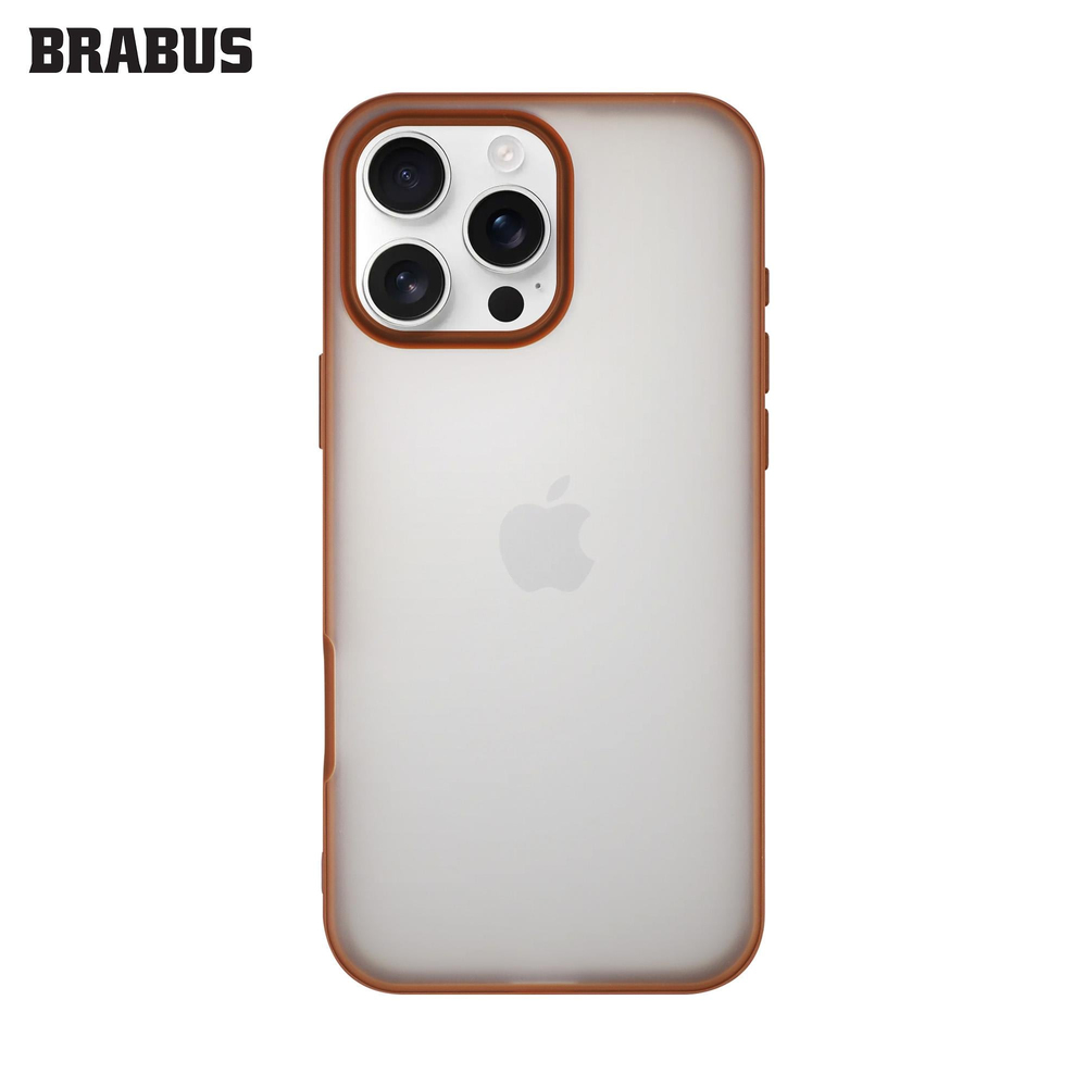 BRABUS iPhone 16 Pro Max ince Slim Buzlu Kenarları Renkli Mat Yumuşak Cube Silikon Kılıf
