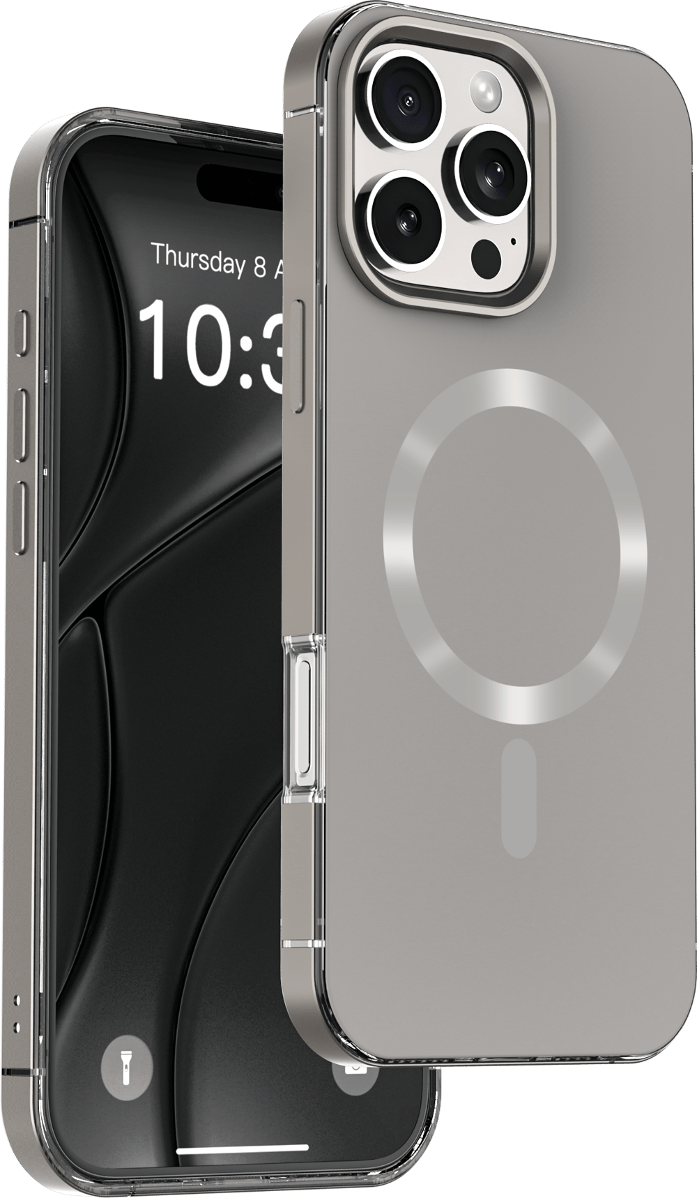 BRABUS iPhone 16 Pro Max Uyumlu MagSafe Özellikli Sert Most Silikon Telefon Kılıf