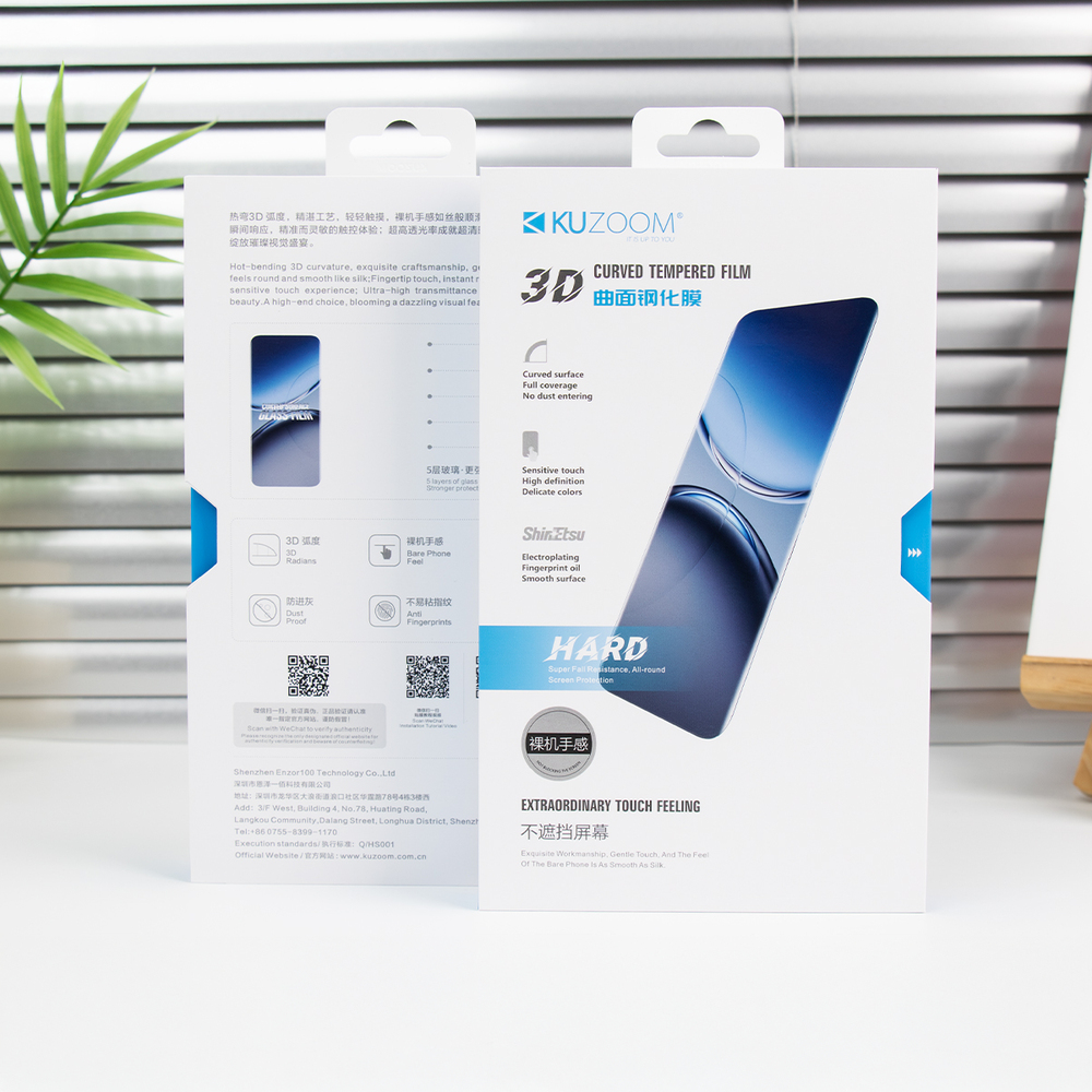 KUZOOM 3 D Curved iPhone 17 Air Uyumlu Temperli Kavisli Cam Ekran Koruyucu