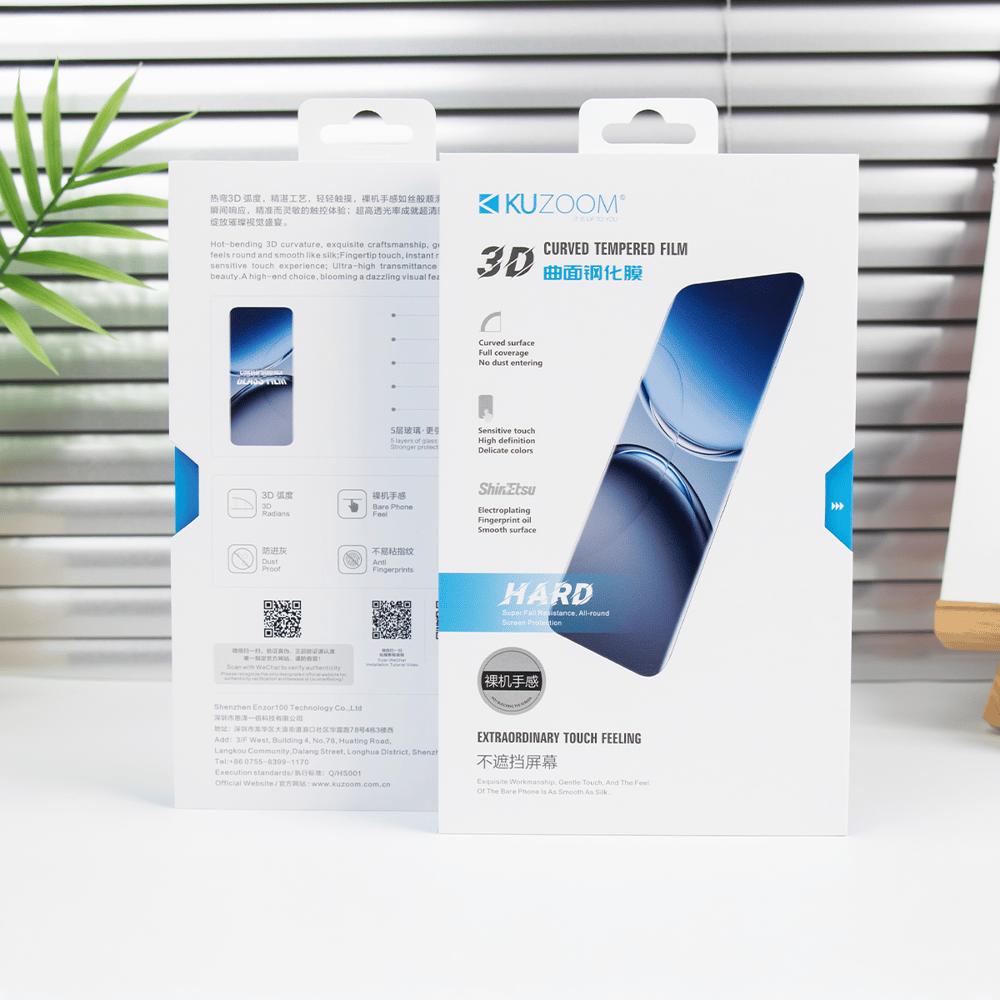 KUZOOM 3 D Curved iPhone 17 Pro Uyumlu Temperli Kavisli Cam Ekran Koruyucu