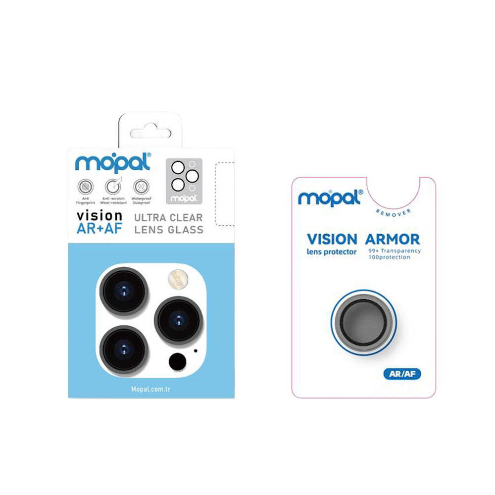 KUZOOM iPhone 17 Air Uyumlu Vision AR + AF Ultra Clear 9H Hardness Temperli Kamera Lens Koruyucu