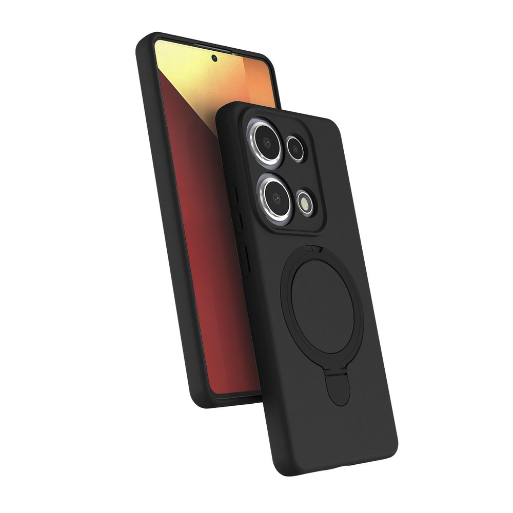 MOPAL Hot 50 Pro Plus 4G Uyumlu MagSafe ve Stand Özellikli Plastik Revo Telefon Kılıfı