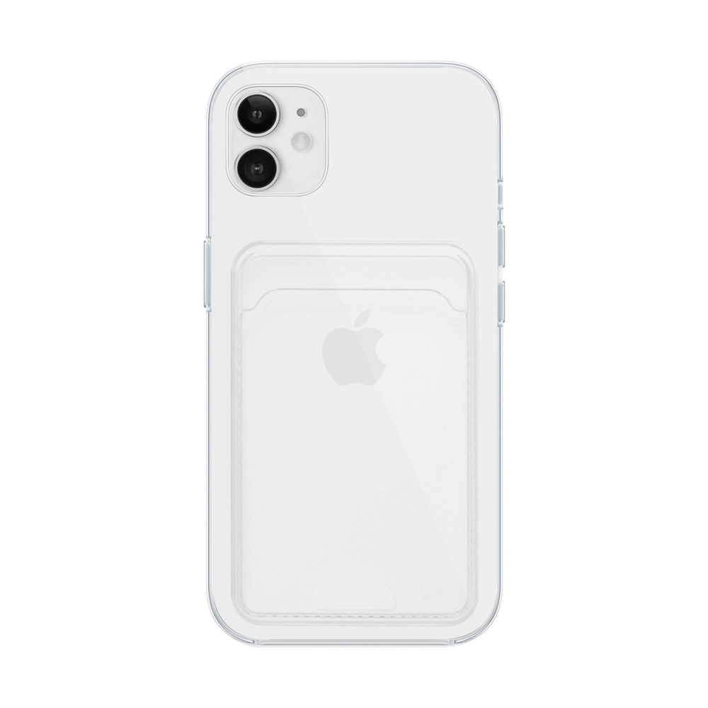 MOPAL iPhone 12 Kartlık Detaylı Şeffaf Yuki Silikon Kılıf