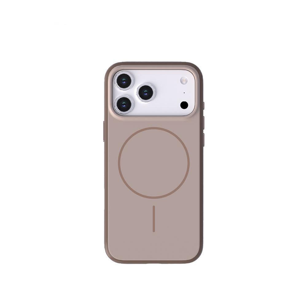 MOPAL iPhone 13 / 14 Uyumlu MagSafe Özellikli Kenarları Plastik Form Silikon Kılıf