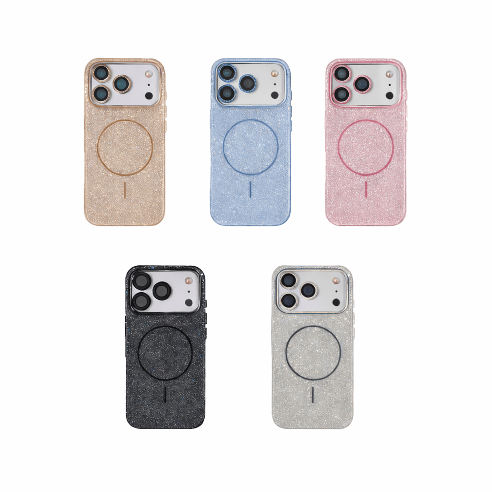 MOPAL iPhone 13 MagSafe Uyumlu Lens Koruma Camı Hediyeli Simli Kutup Silikon Kılıf
