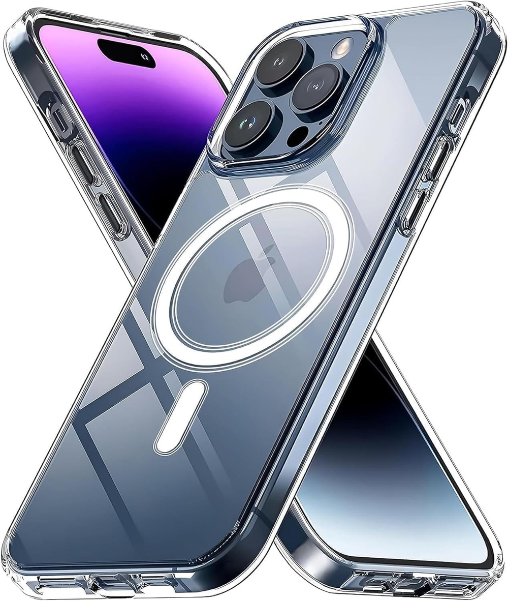 MOPAL iPhone 15 Pro MagSafe Özellikli Şeffaf IQ Silikon Kılıf
