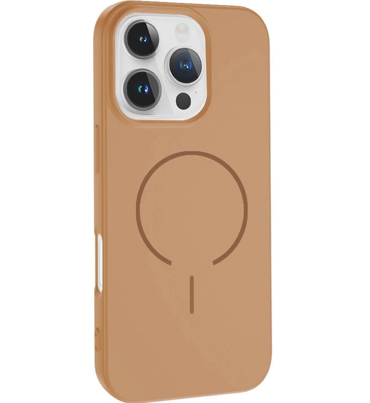 MOPAL iPhone 16 Plus MagSafe Özellikli İçi Kadife Yumuşak Aqua Silikon Kılıf