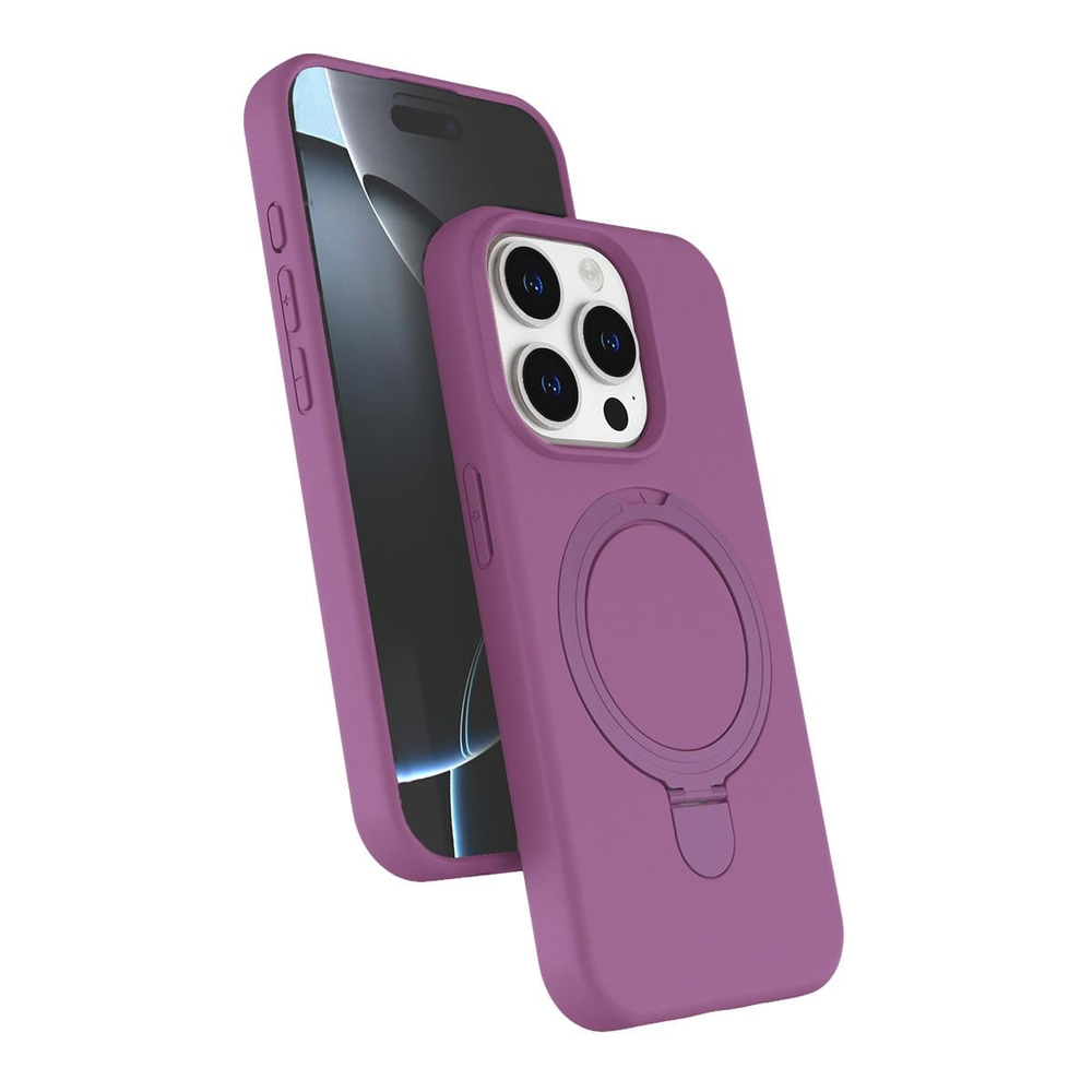 MOPAL iPhone 16 Pro Max Uyumlu MagSafe ve Stand Özellikli Plastik Revo Telefon Kılıfı
