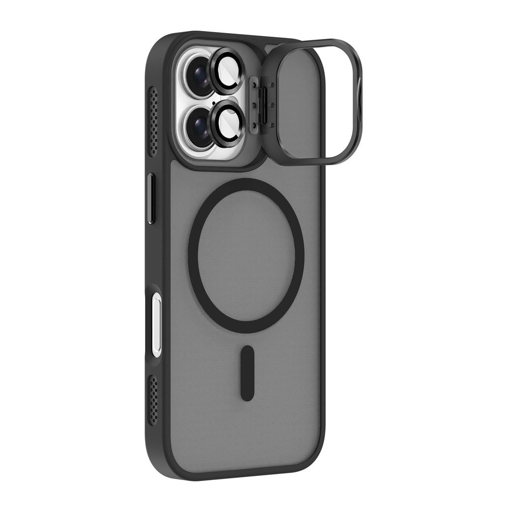 MOPAL iPhone 16 Uyumlu MagSafe Özellikli Kamera Lens Koruyuculu Pass Silikon Kılıf