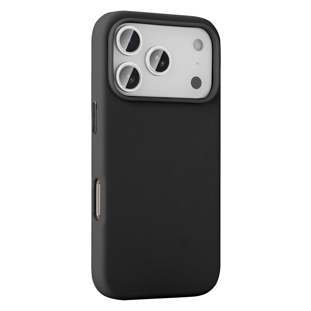 MOPAL iPhone 17 Pro Max Uyumlu MagSafe Özellikli Suni Deri Görünümlü Let Silikon Kılıf