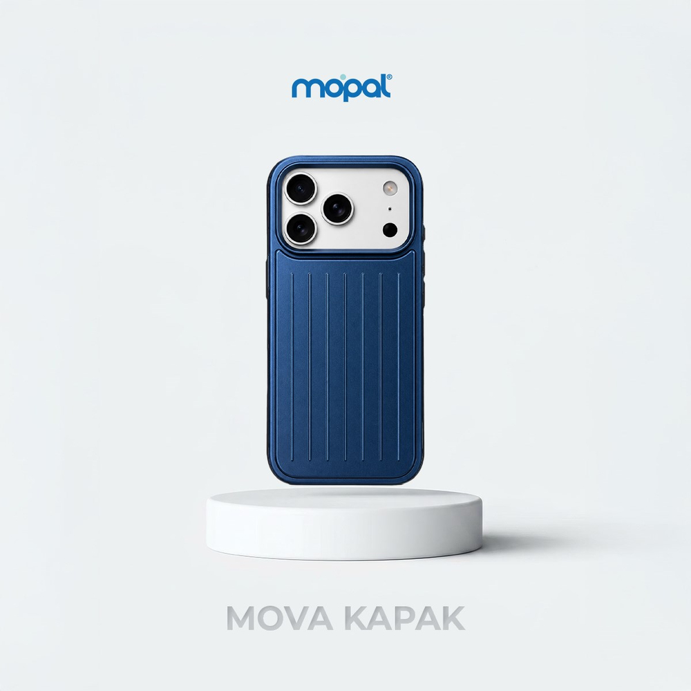 MOPAL iPhone 17 Pro Max Uyumlu Tırtık Desenli Sert Mova Kılıf