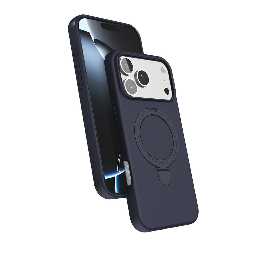 MOPAL Mi 17 Pro Max Uyumlu MagSafe ve Stand Özellikli Plastik Revo Telefon Kılıfı