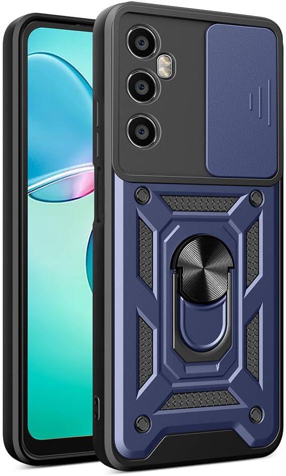 MOPAL Realme 6i Stand Özellikli Sürgülü Darbelere Dayanıklı Slide Silikon Kılıf
