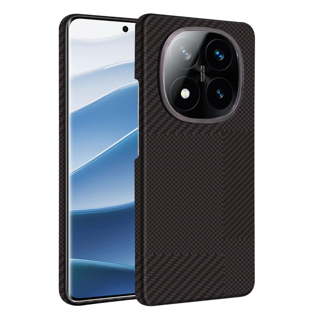 MOPAL Redmi Note 13 Pro 4G Uyumlu MagSafe Özellikli Desenli Karbon Görünümlü Flix Kılıf