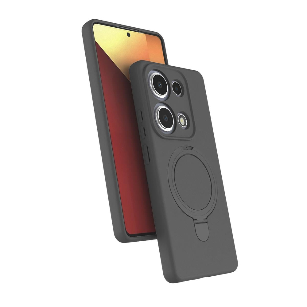 MOPAL Redmi Note 13 Pro Plus Uyumlu MagSafe ve Stand Özellikli Plastik Revo Telefon Kılıfı