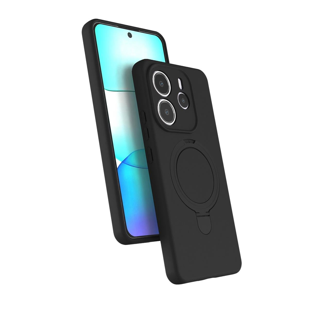 MOPAL Redmi Note 14 4G Uyumlu MagSafe ve Stand Özellikli Plastik Revo Telefon Kılıfı