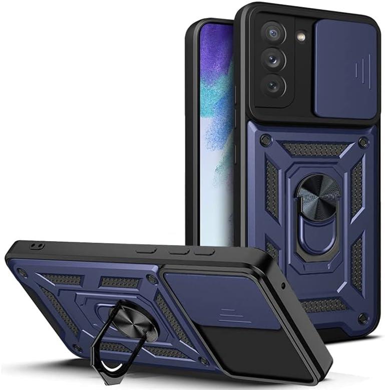 MOPAL Samsung S20 FE Stand Özellikli Sürgülü Darbelere Dayanıklı Slide Silikon Kılıf