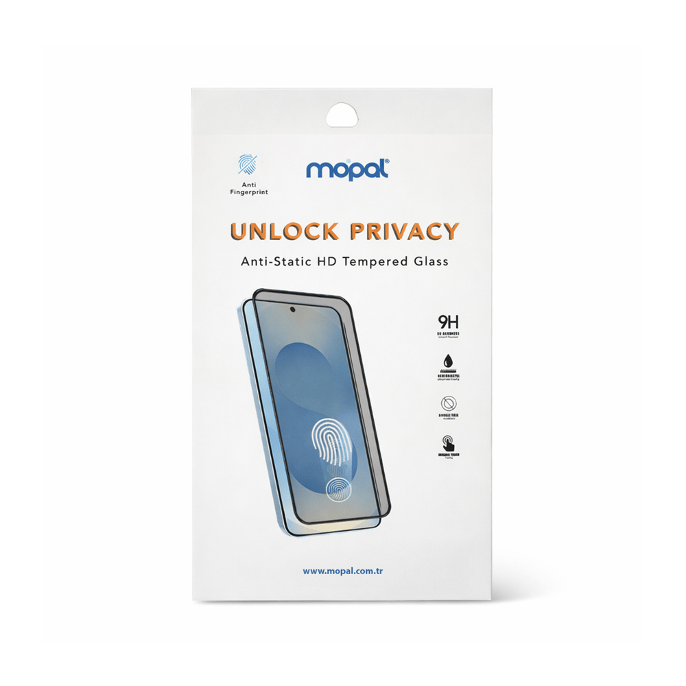MOPAL Samsung S26 Plus Uyumlu 0.2mm Anti-Static UnLock Privacy Temperli Cam Ekran Koruyucu