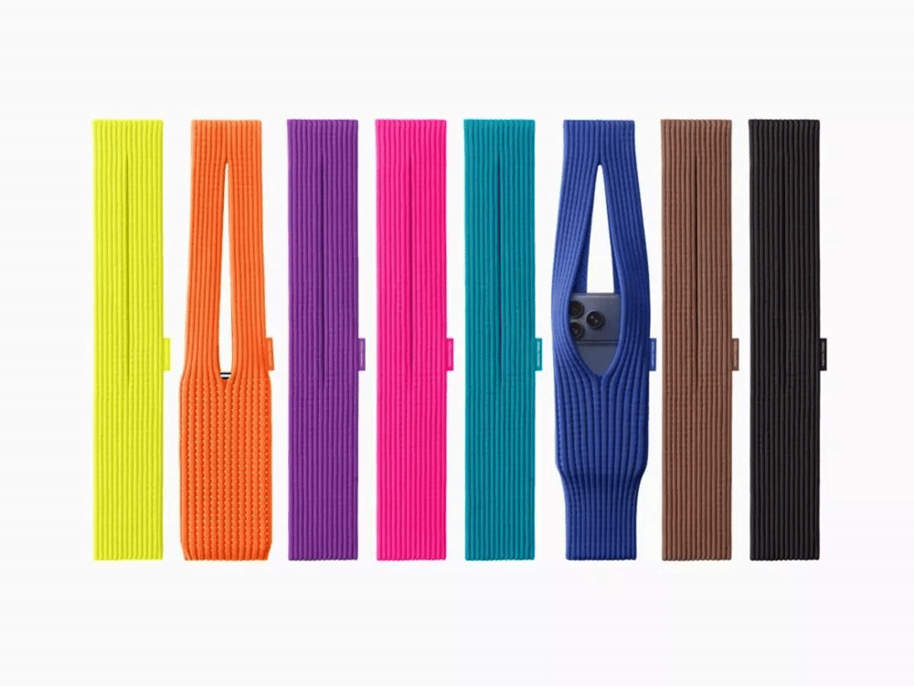 MOPAL Tüm Telefonlarla Uyumlu 80 cm Phone Pocket Premium Örgü Telefon Askısı | 3D Esnek Tasarım