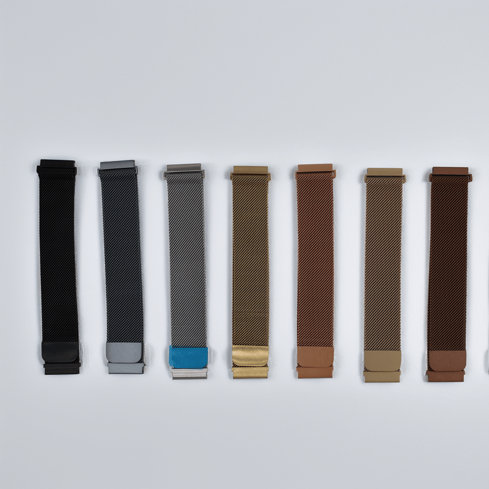 MOPAL Universal 22mm Pimli Metal Saat Kordon Aksesuarı