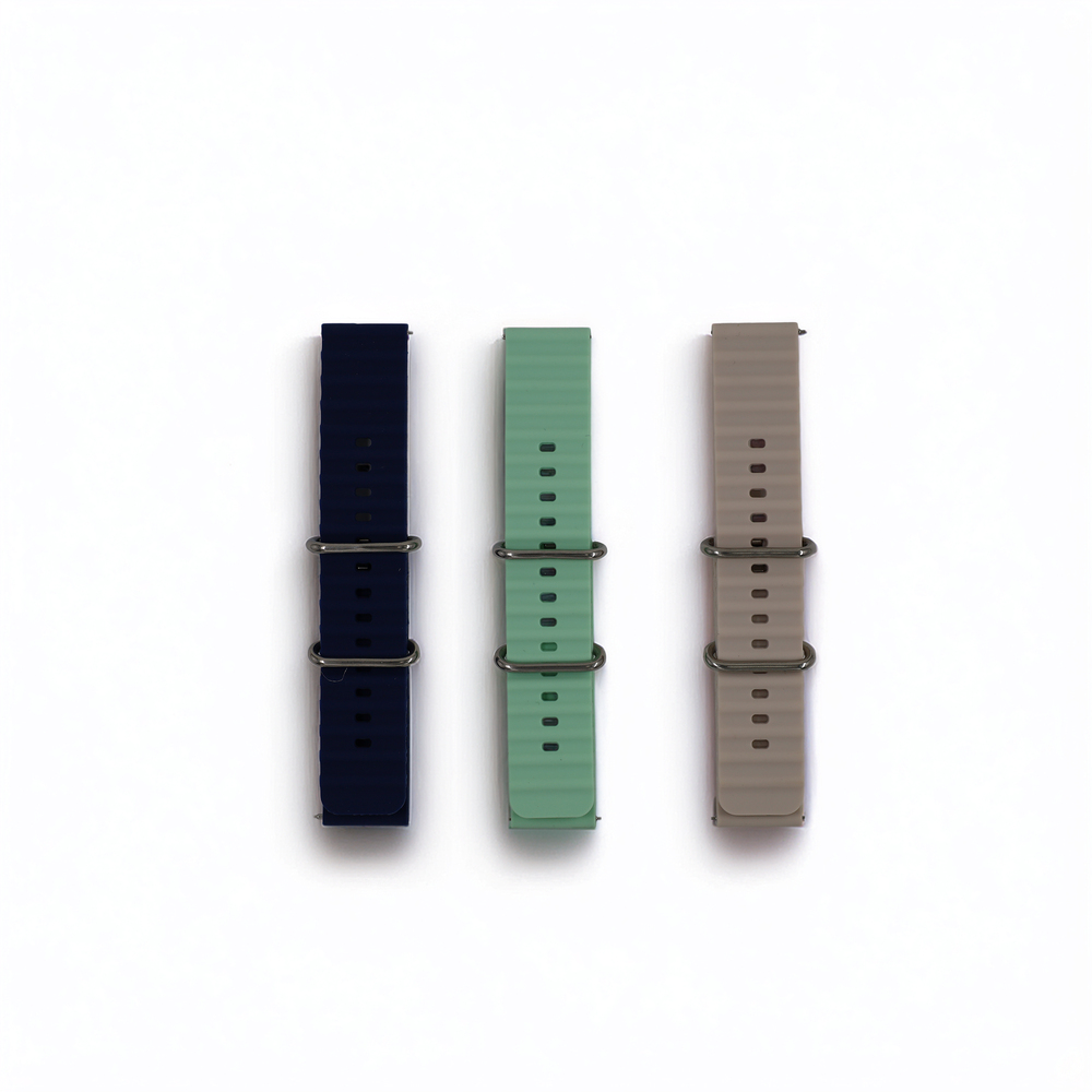 MOPAL Universal 22mm Pimli Plastik Under Saat Kordon Aksesuarı
