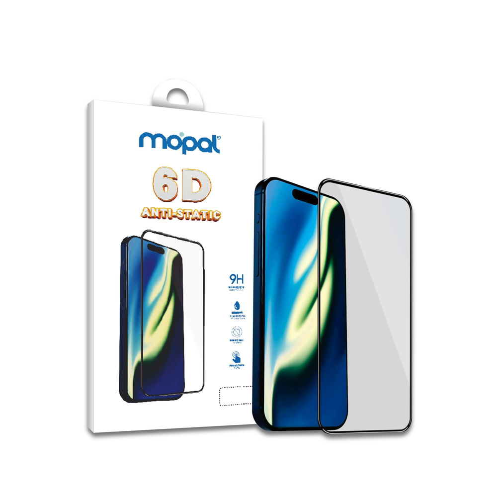 MOPAL Xiaomi Redmi Note 12 Pro 4G / 5G 6D Anti Static Tam Kaplayan Temperli Cam Ekran Koruyucu