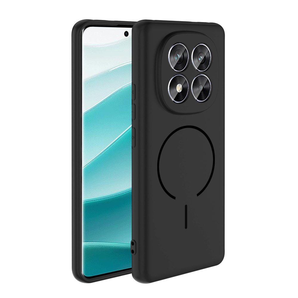 MOPAL Xiaomi Redmi Note 13 Pro Plus MagSafe Özellikli İçi Kadife Yumuşak Aqua Silikon Kılıf