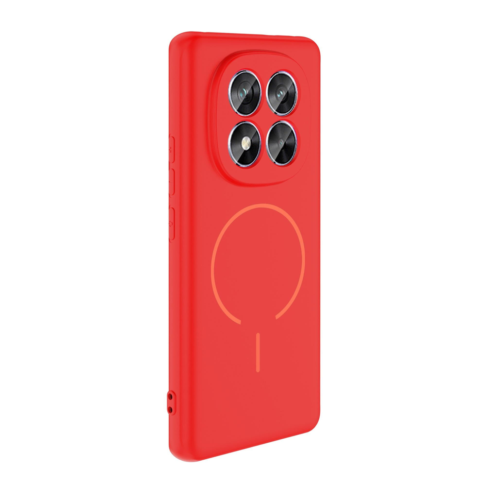 MOPAL Xiaomi Redmi Note 14 4G MagSafe Özellikli İçi Kadife Yumuşak Aqua Silikon Kılıf