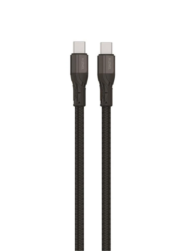 X-LEVEL X-LEVEL XCC8990 100W TYPE-C TO TYPE-C ŞARJ KABLOSU SİYAH