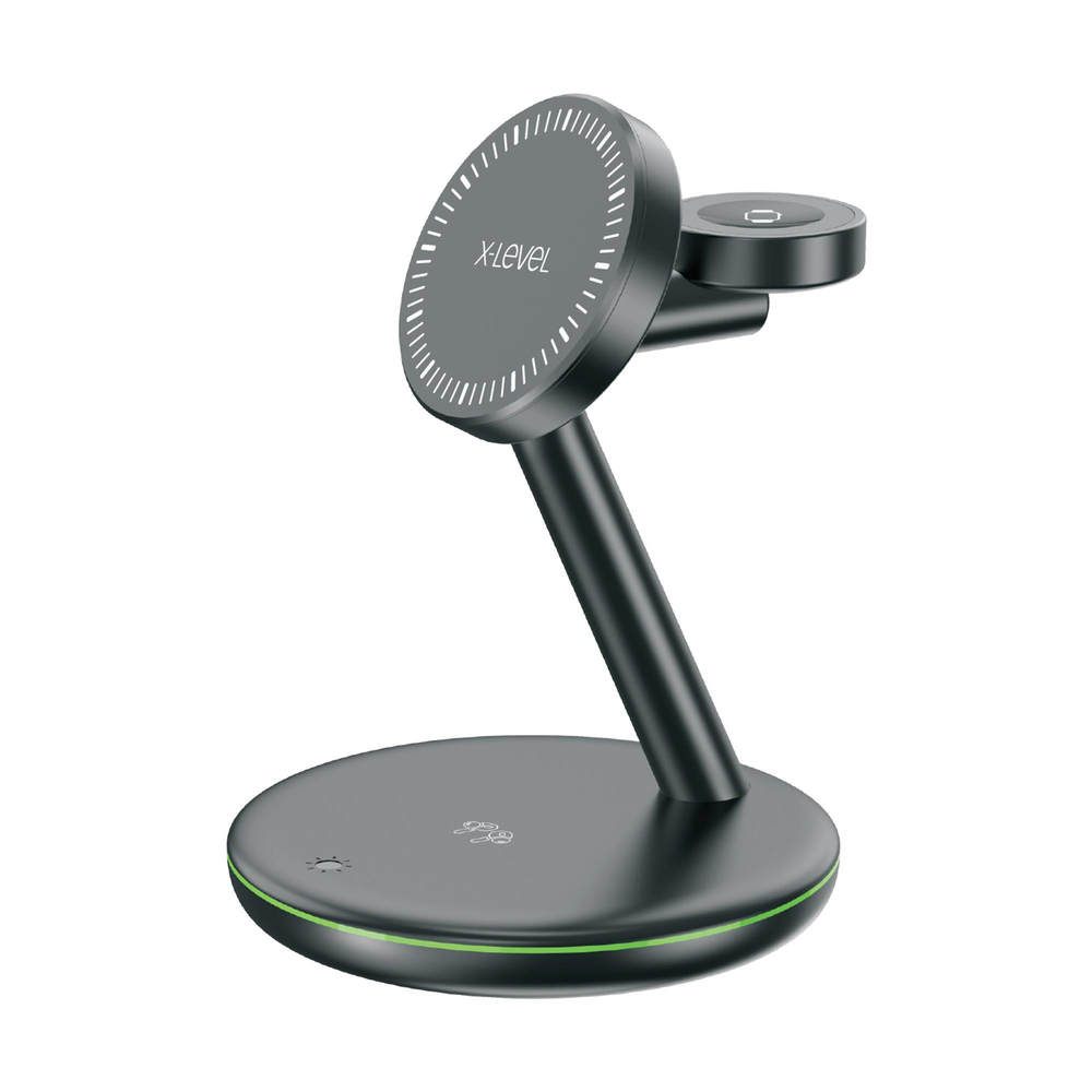 X-LEVELXC4053 MagSafe Uyumlu Kablosuz Wireless iPhone Airpods Apple Watch Şarj Aleti Ev Ofis Telefon Standı