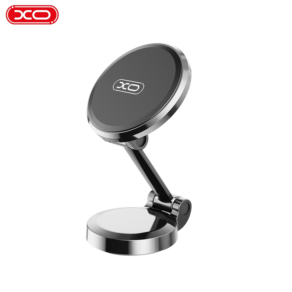 XO C133 Orta Konsol Torpido Tipi Yapışkanlı Katlanabilir Mıknatıslı Metal Araç içi Telefon Tutucu