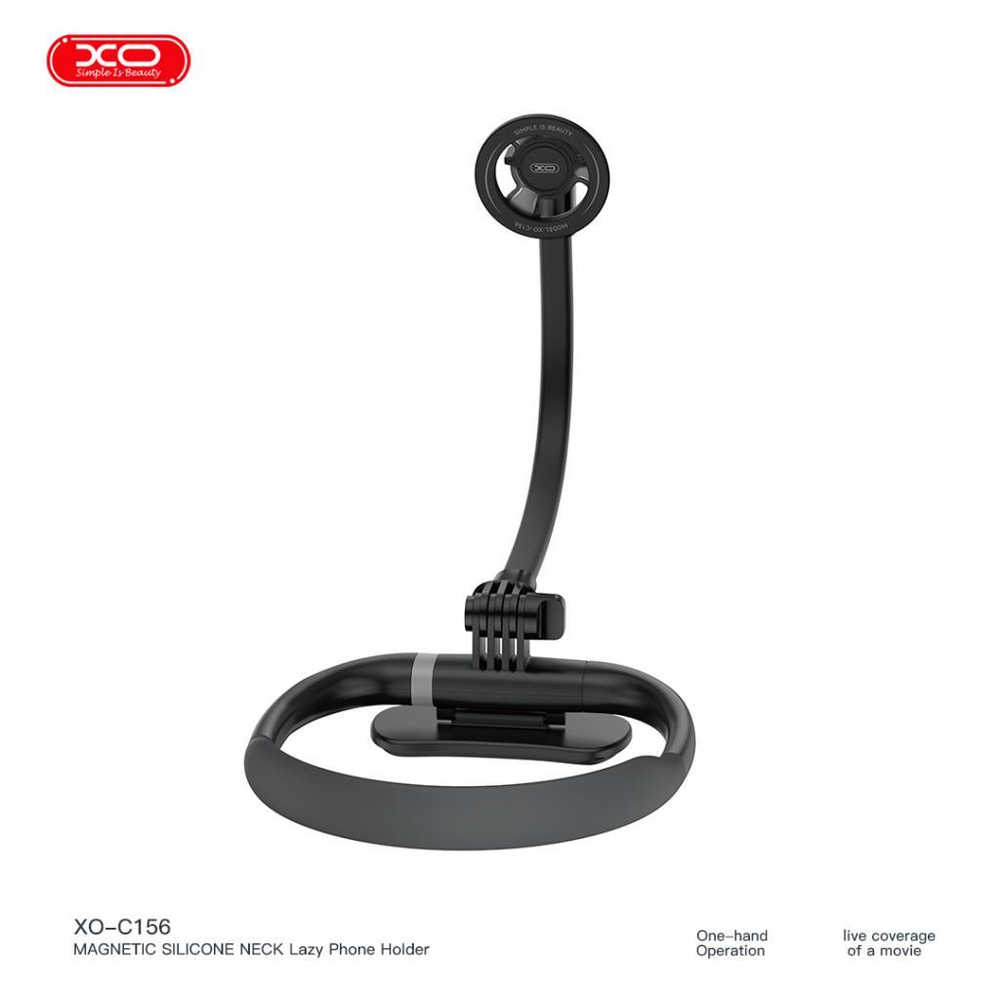 XO C156 Manyetik Silikon Boyuna Takılan Telefon Tutacağı