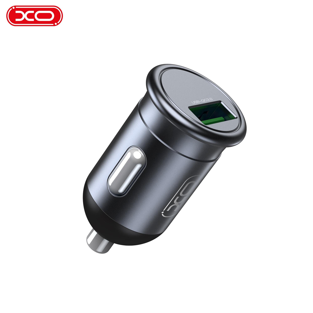 XO CC46 18W QC 3.0 PD Fast Hızlı USB-A Çıkışlı TYPE-C (USB-C) Kablolu Araç içi Şarj Aleti Adapötür Set