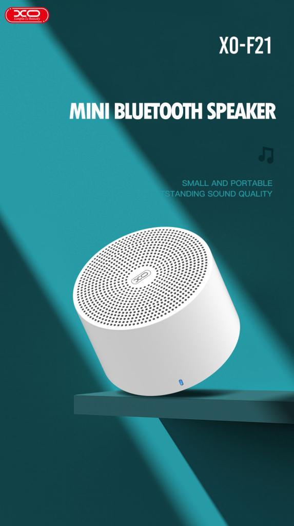 XO F21 Led Işıklı Bluetooth V5.0 Kablosuz Taşınabilir Mini Speaker