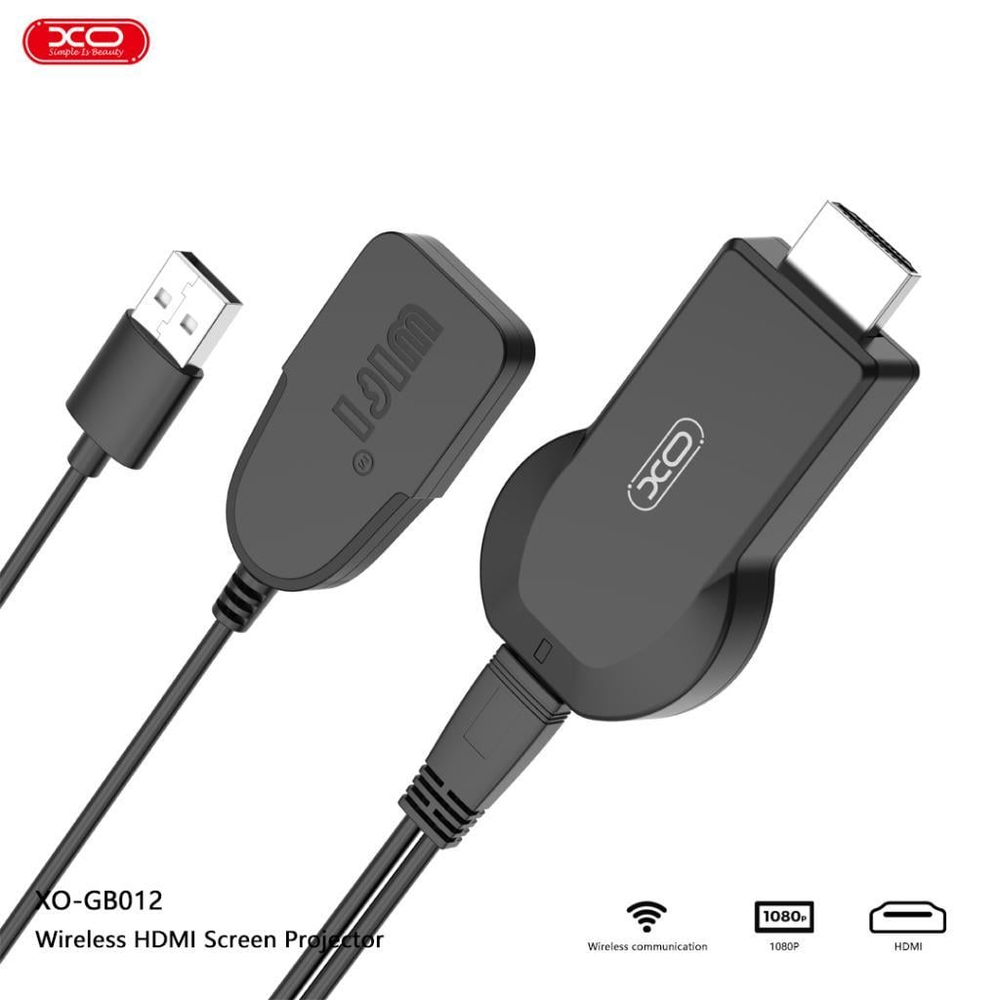 XO GB012 Kablosuz HDMI Ekran Yansıtma Projektörü