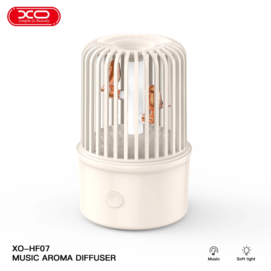 XO HF07 Dahili Müzik ve Renkli Ortam Aydınlatmalı 200ml Su Tankı Akıllı Aromaterapi ve Hava Nemlendirici