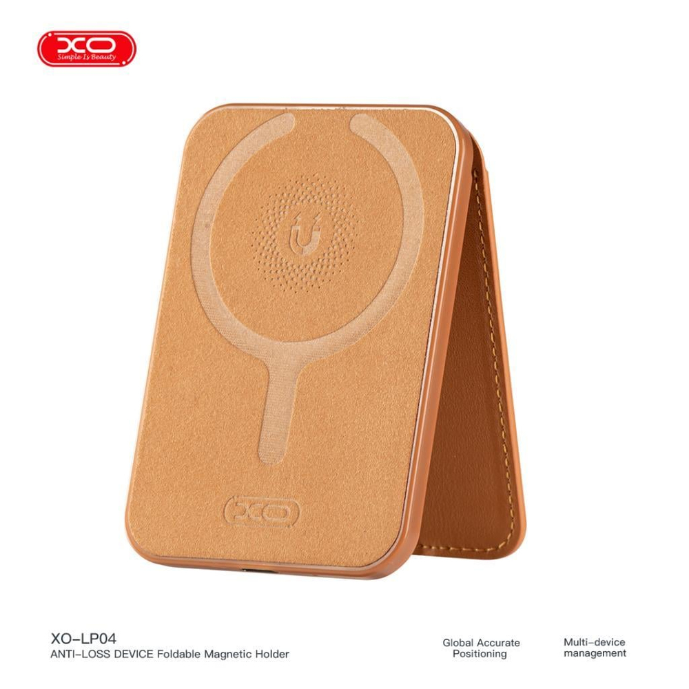 XO LP04 AirTag Özellikli Katlanır Magsafe Kartlık