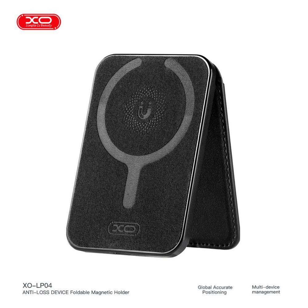 XO LP04 AirTag Özellikli Katlanır Magsafe Kartlık