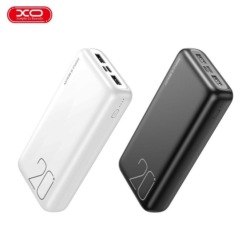 XO PR183 2.1A Hızlı Çift USB-A USB-C (TYPE-C) 3 Çıkışlı 20000 mAh Powerbank Taşınabilir Şarj Aleti
