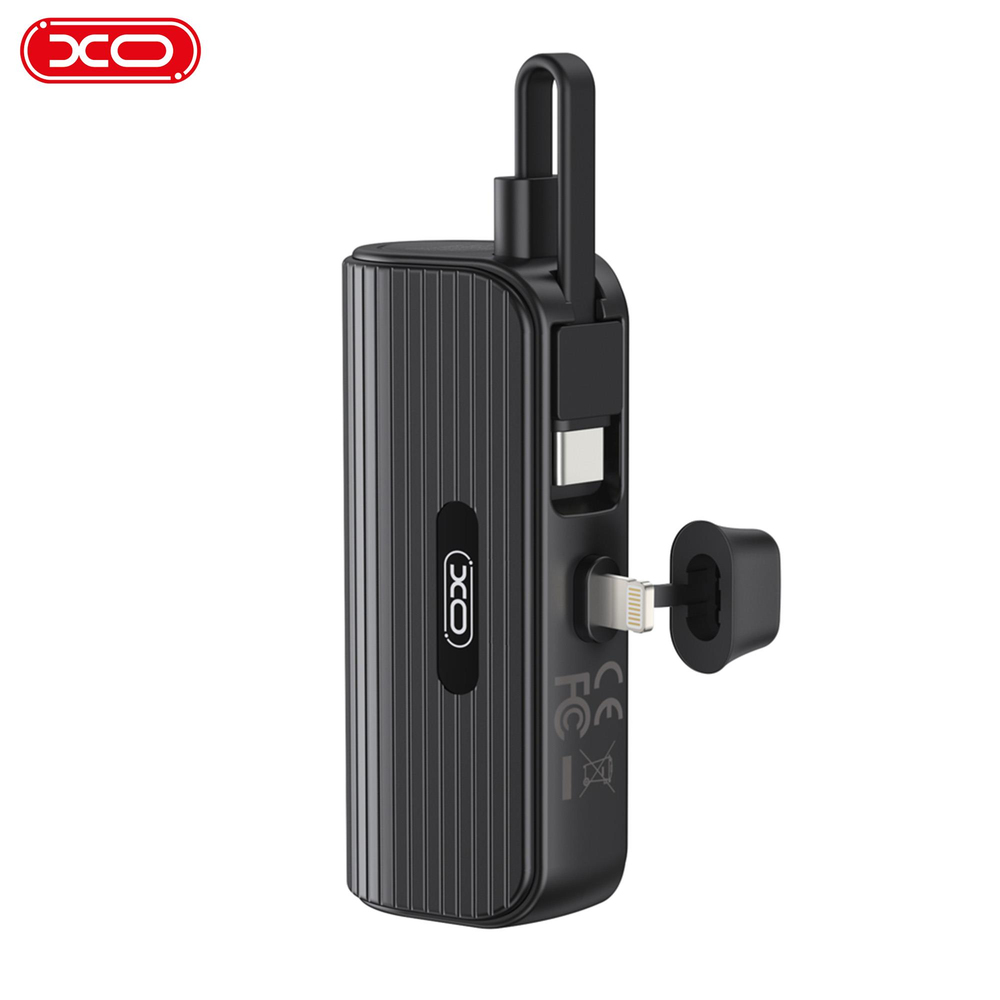 XO PR220(iP) 20W PD Hızlı Fast Lightning Stant Özellikli TYPE-C (USB-C) Kablo Çıkışlı 5000 Mah Mini Powerbank Şarj Aleti