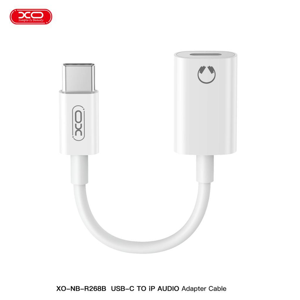 XO R268B USB-C To Lightning Çevirici Kulaklık Adaptörü