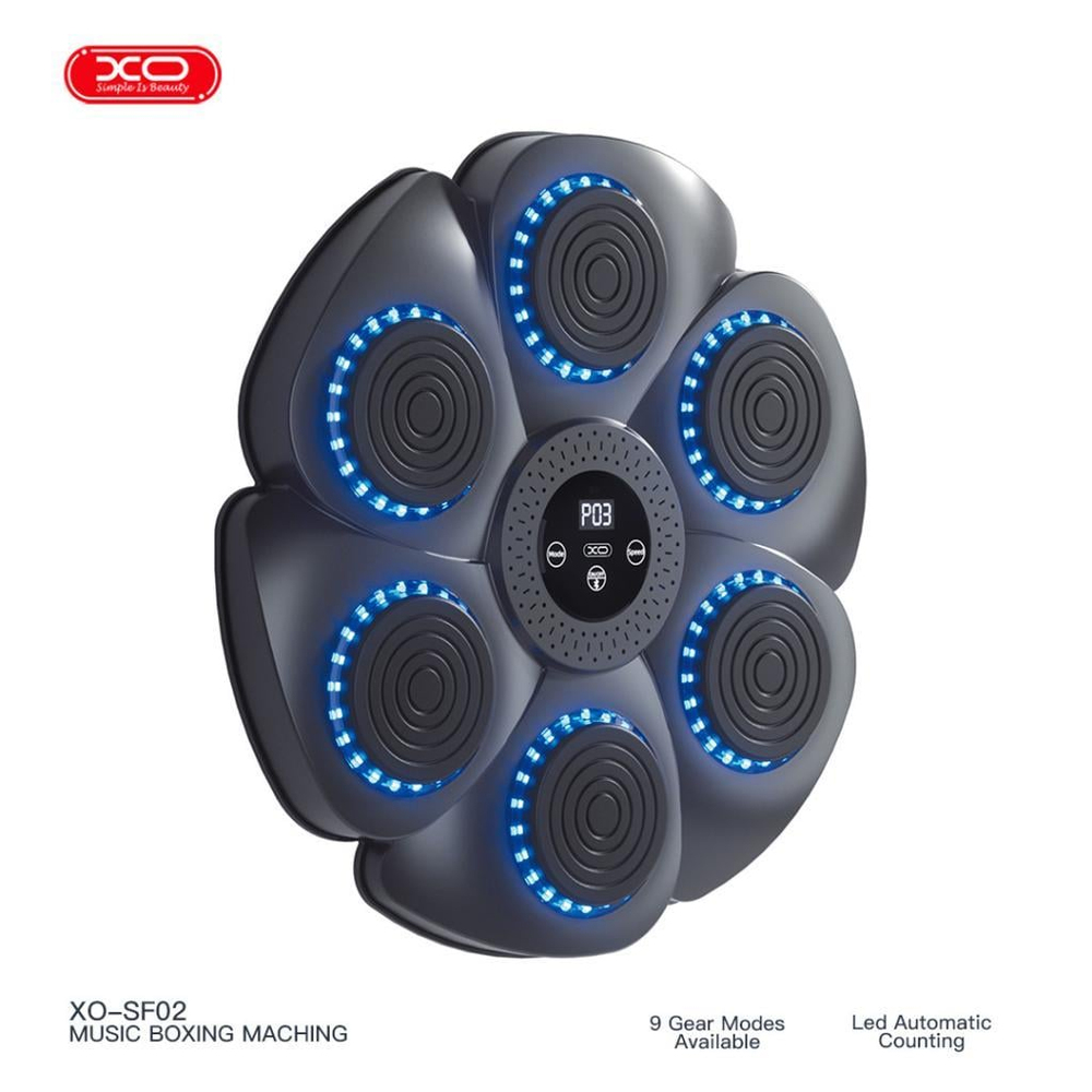 XO SF-02 2000 mAh Bataryalı Led Işıklı 2 Adet Box Eldivenli Hoparlör
