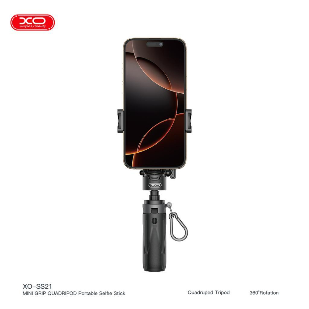 XO SS21 3 in 1 Taşınabilir Profesyonel Selfie Çubuğu