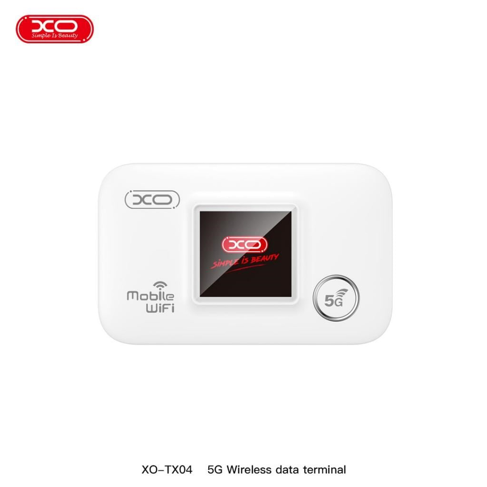 XO TX04 5G Taşınabilir Mobil Wifi Router 3000 mAh Kapasiteli