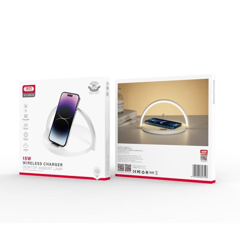 XO WX030 15W Wireless Magsafe 360 Derece Dönebilen Temassız Hızlı Şarj Standı